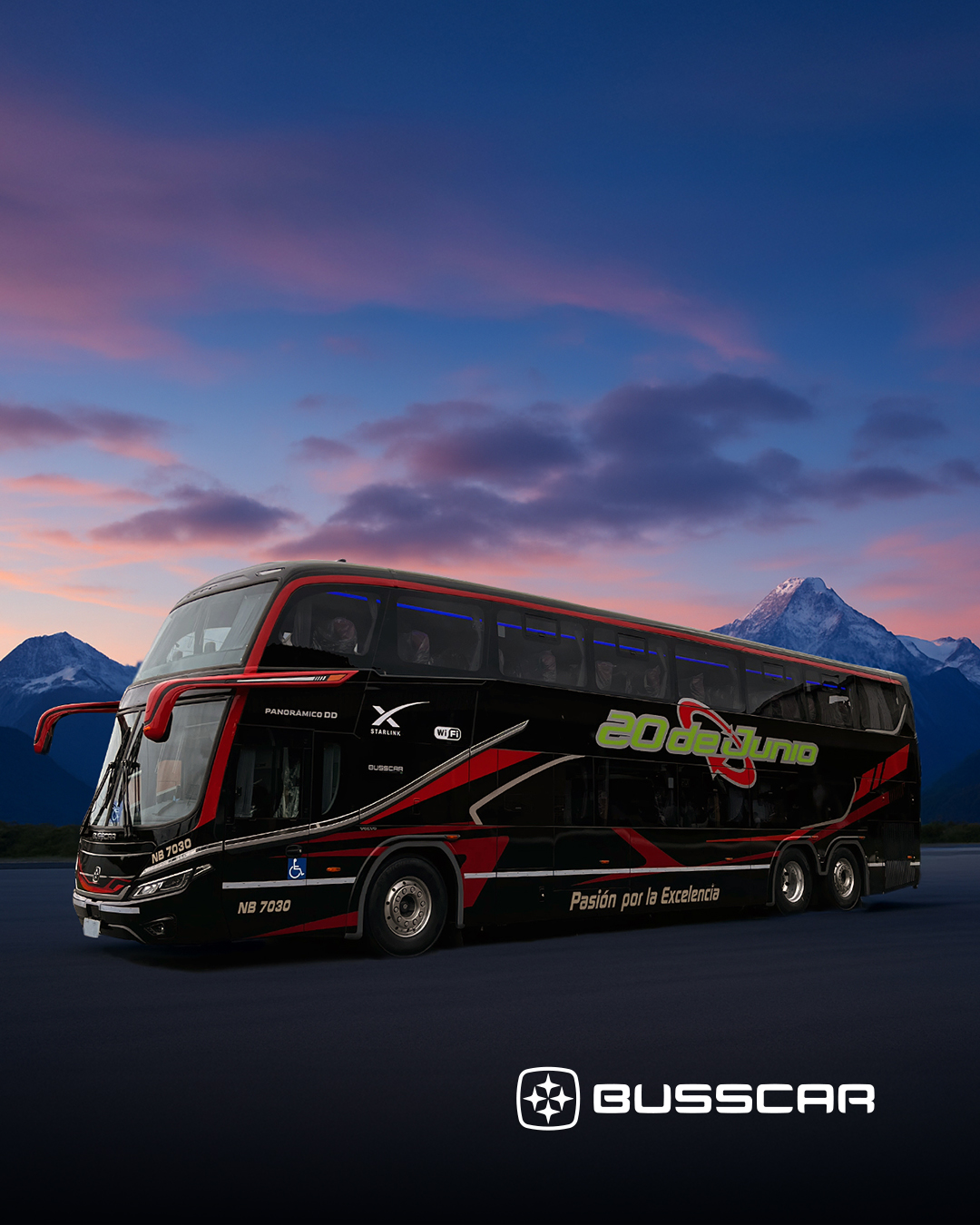 BUSSCAR entrega de 70 unidades do Panorâmico DD NB1 na Argentina, elevando o padrão do transporte de turismo e longas distâncias