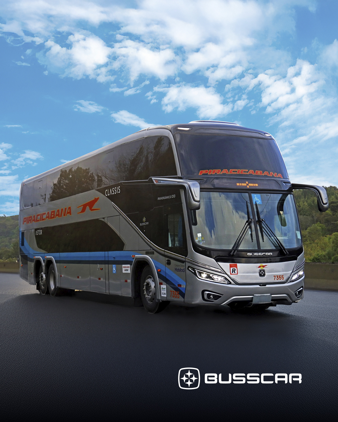 O TOPO DO CONFORTO RODOVIÁRIO: PANORÂMICO DD NB1 AGORA NA FROTA PIRACICABANA