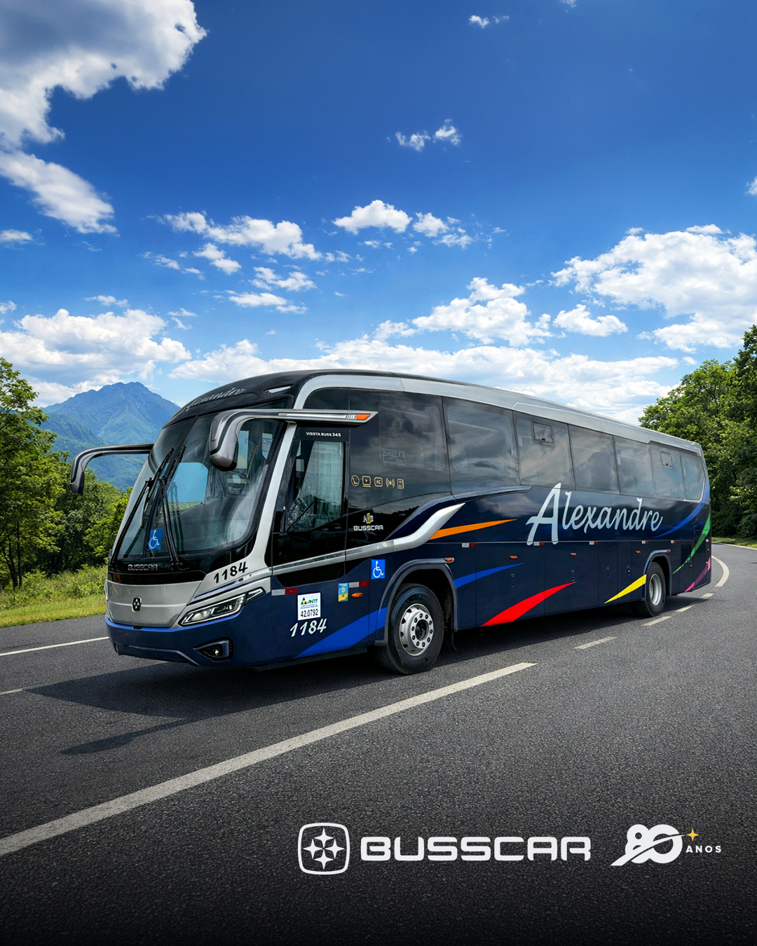 Vissta Buss 345 da BUSSCAR eleva padrão de conforto e tecnologia em nova entrega à Alexandre Turismo