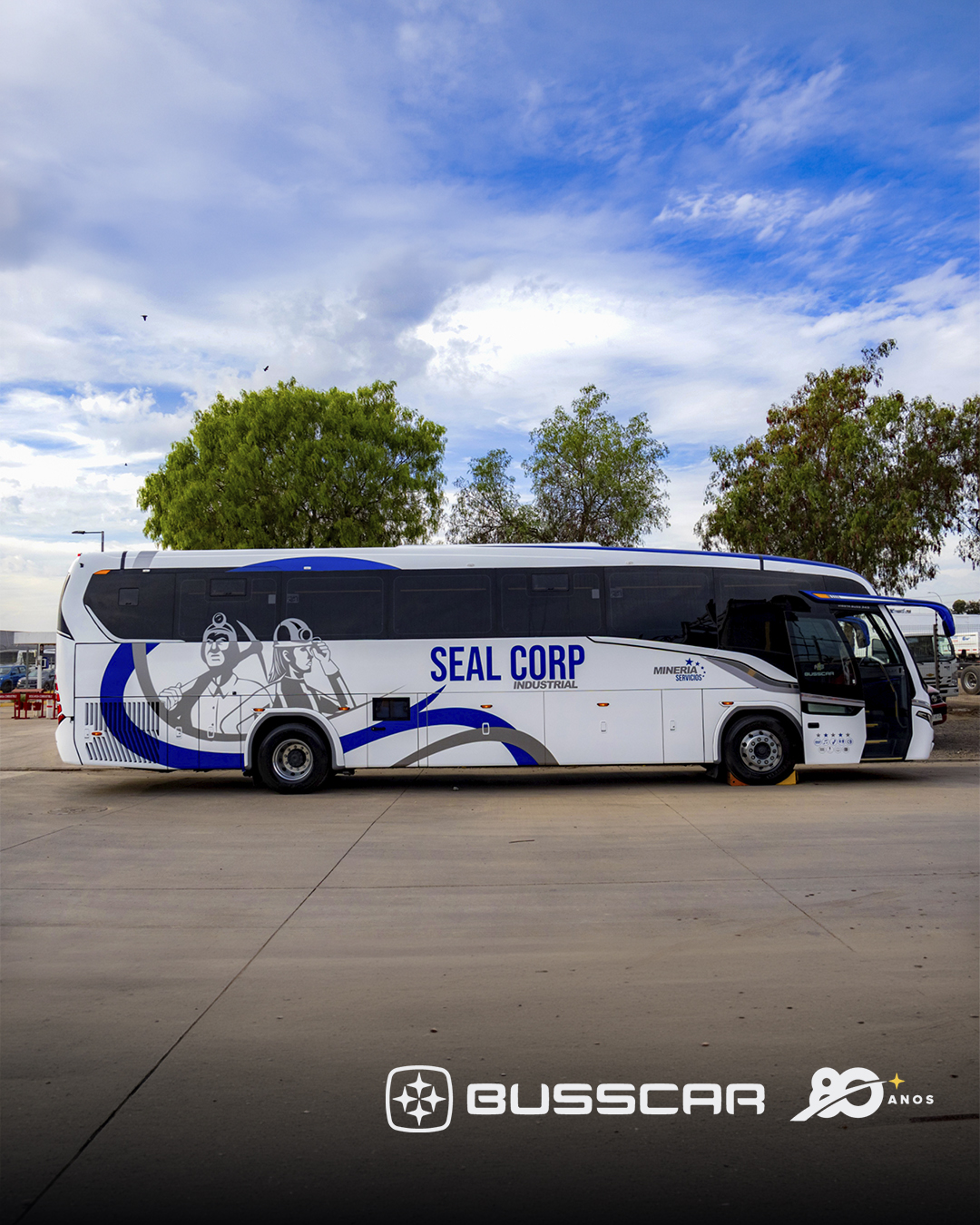 Vissta Buss 345 passa a operar na mineração no Chile com três unidades para a Seal Corp