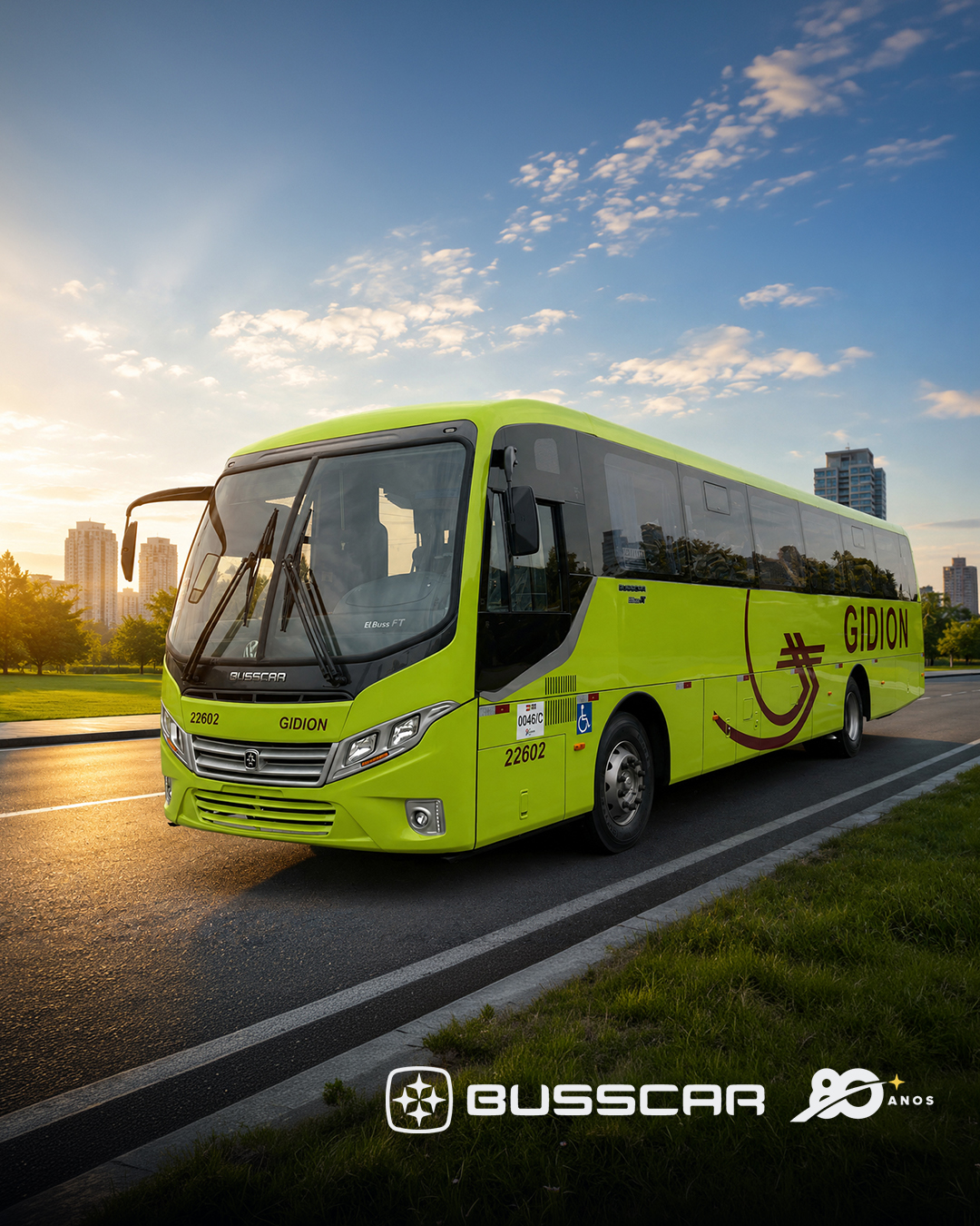 Seis novos El Buss FT da BUSSCAR passam a integrar a frota de fretamento da Gidion